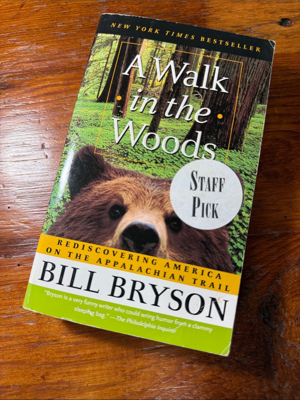 π Bill Bryson 'A Walk in the Woods' Paperback